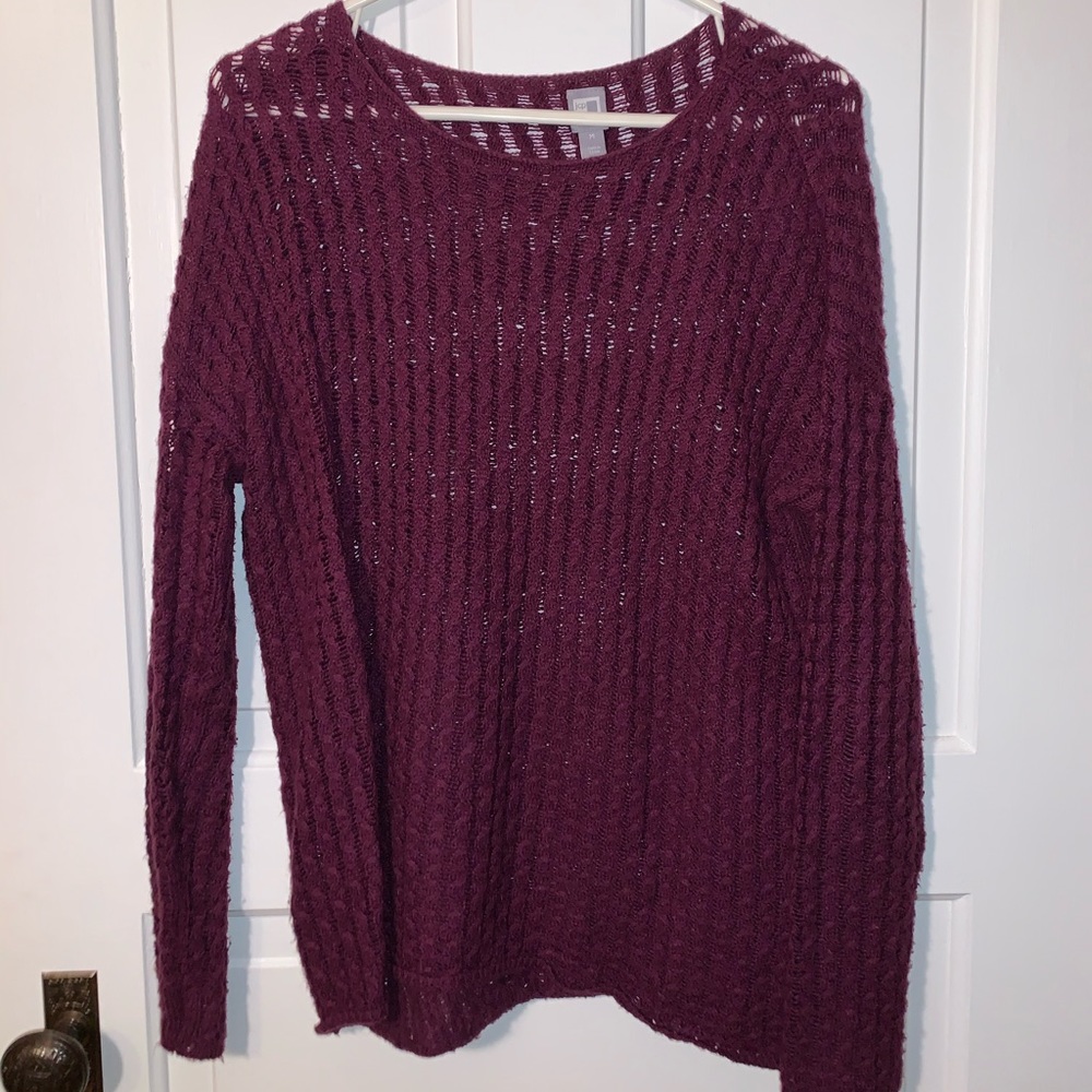 Knitted Purple Top